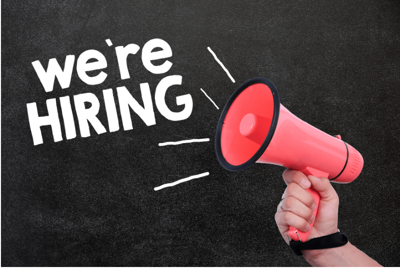we are hiring sign
