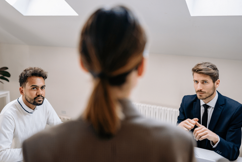 hiring interview for a real estate team